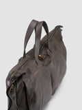 HELMET 046 - Grey Leather Briefcase