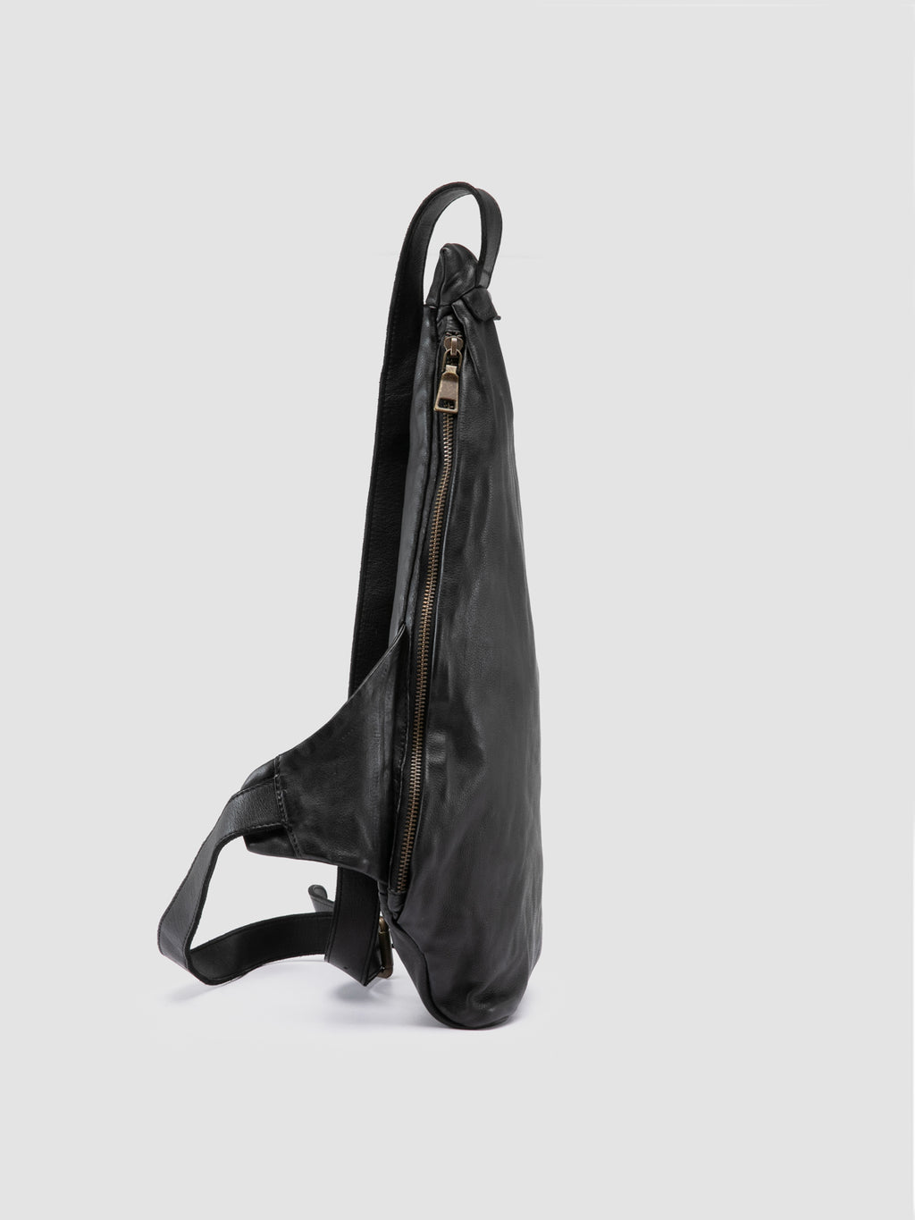 HELMET 30 - Black Leather Waistpack
