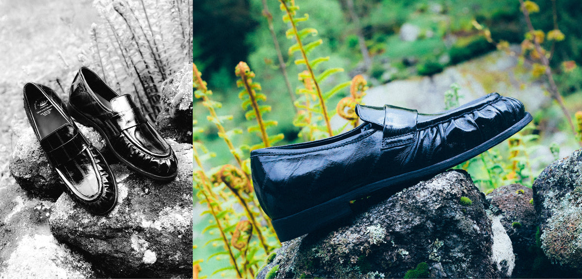 Officine Creative - Men's black leather loafers