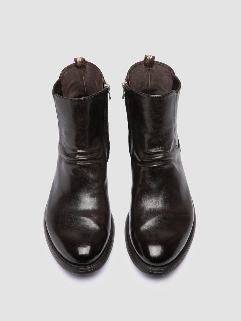 HIVE 036 - Brown Leather Ankle Boots Officine Creative - 2