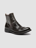HIVE 036 - Brown Leather Ankle Boots Officine Creative - 3