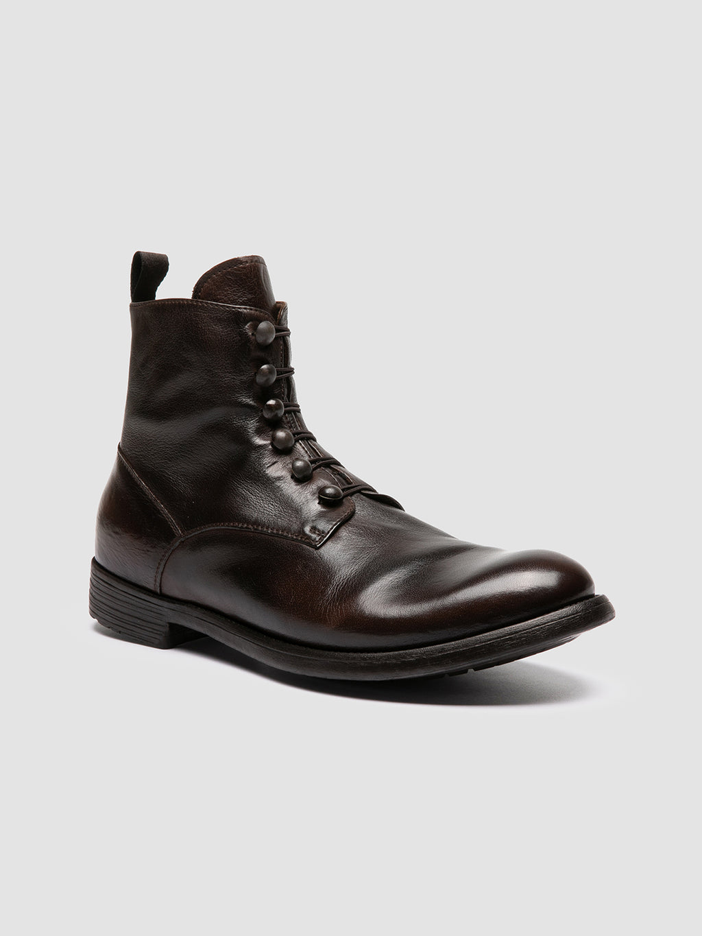HIVE 051 - Brown Leather Zipped Boots Officine Creative - 3