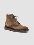 HOPKINS FLEXI 203 - Taupe Suede Lace-up Boots Officine Creative - 3
