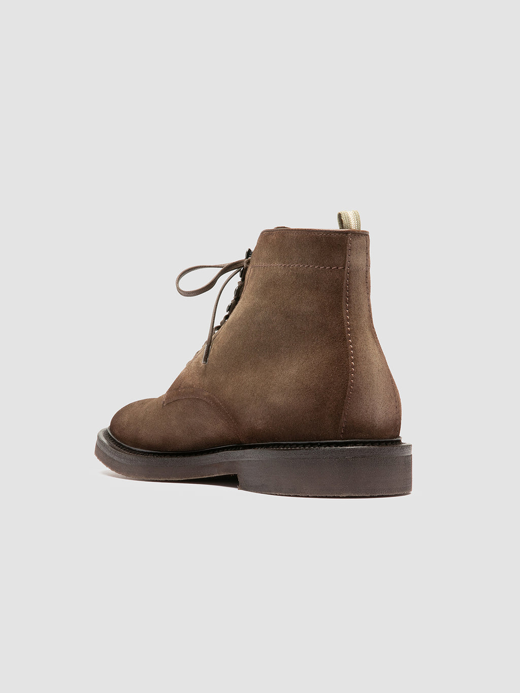 HOPKINS FLEXI 203 - Taupe Suede Lace-up Boots Officine Creative - 4
