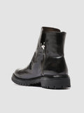 IKONIC 004 - Graue Lederstiefel mit Reißverschluss