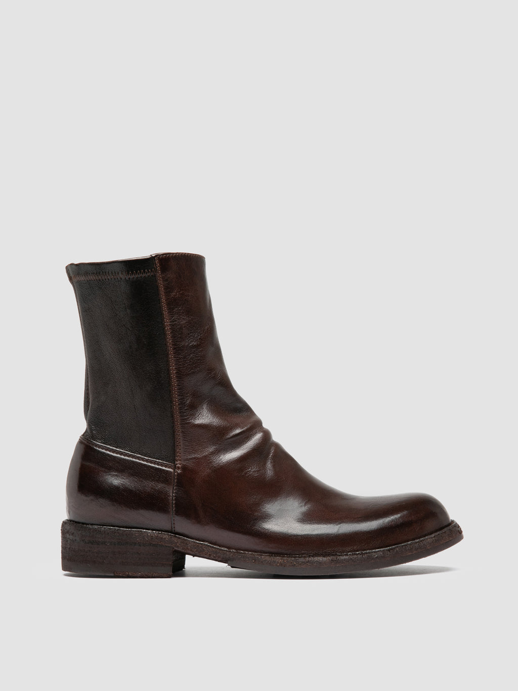LEGRAND 171 - Brown Leather Zipped Boots Officine Creative - 1