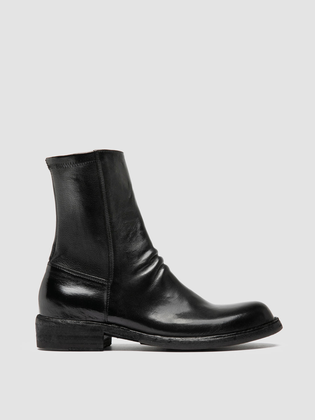 LEGRAND 171 - Black Leather Zipped Boots Officine Creative - 1