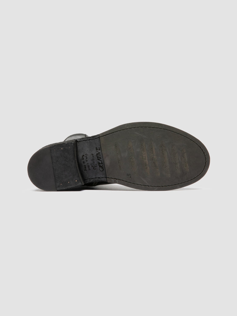 LEGRAND 171 - Black Leather Zipped Boots Officine Creative - 5