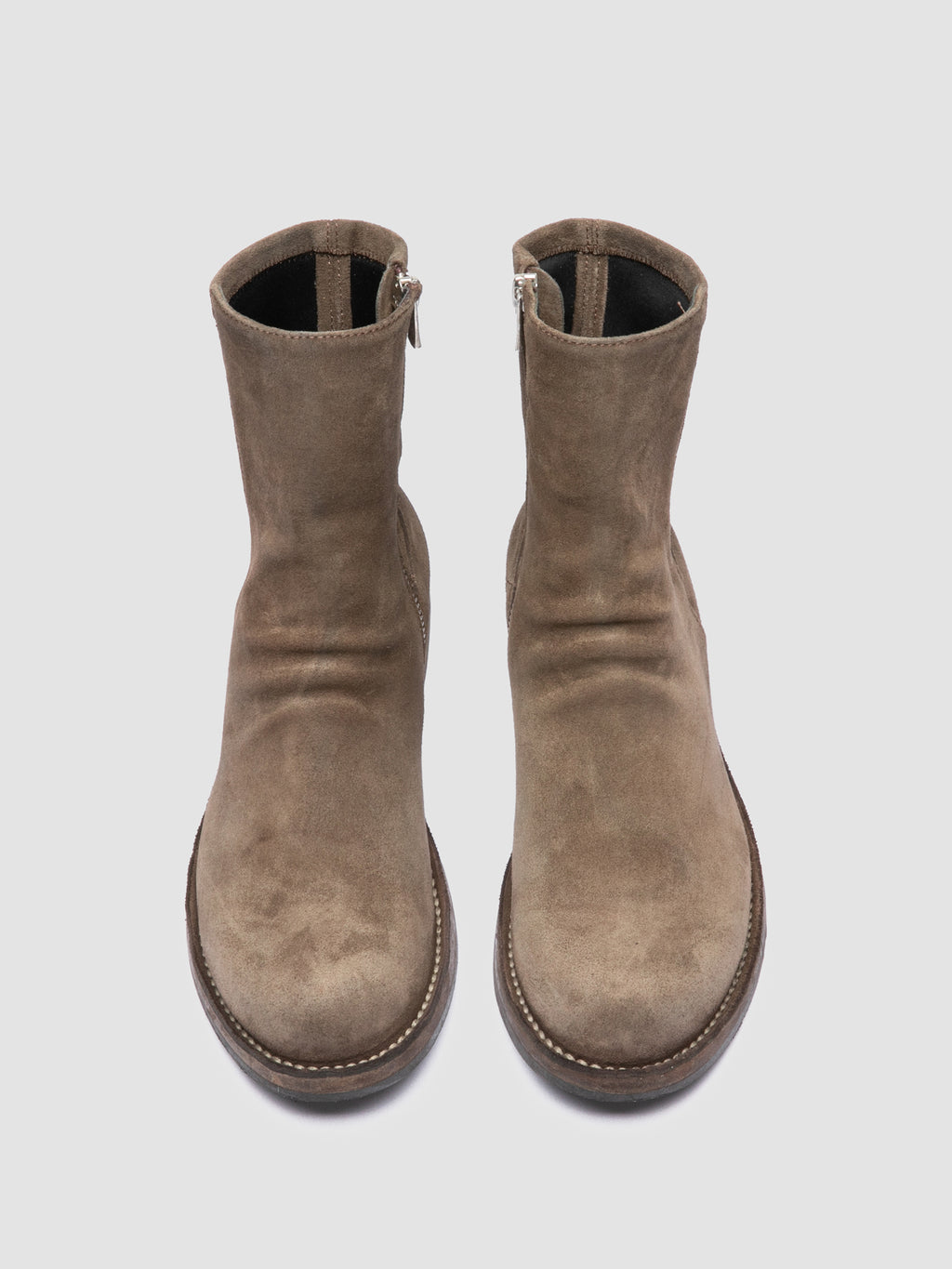 LEGRAND 171 - Brown Suede Zipped Boots Officine Creative - 2