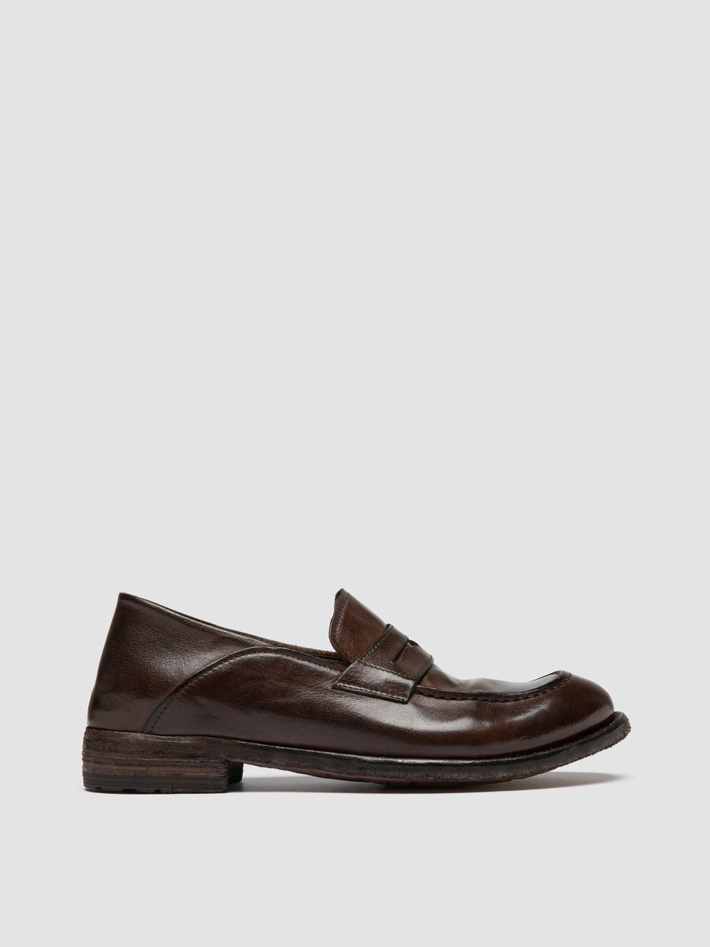 LEXIKON 140 - Brown Leather Penny Loafers Officine Creative - 1