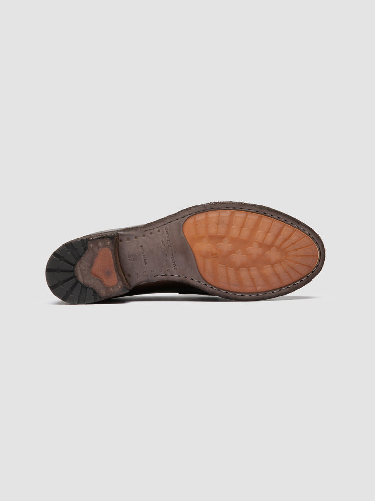 LEXIKON 140 - Brown Leather Penny Loafers Officine Creative - 5