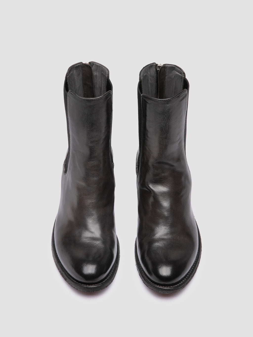 LISON 017 - Grey Leather Chelsea Boots Officine Creative - 2