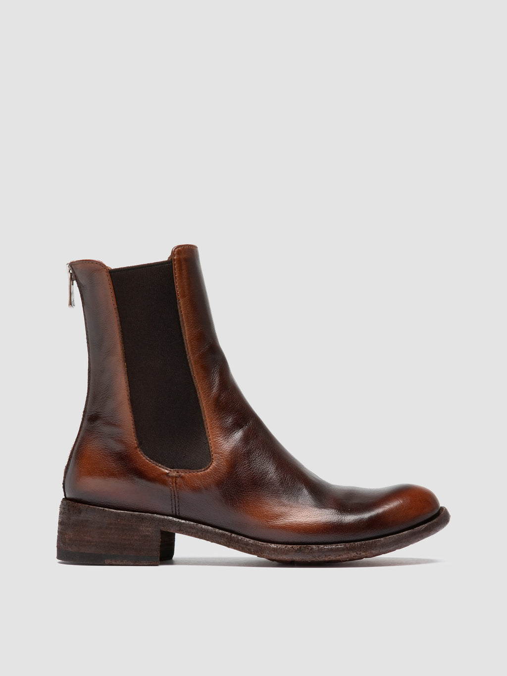 LISON 017 - Brown Leather Chelsea Boots Officine Creative - 1