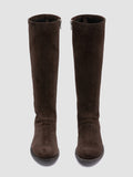 LISON 035 - Brown Stretch Suede Boots Officine Creative - 2