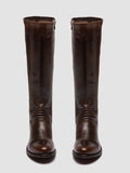 LISON 035 - Brown Stretch Leather Boots Officine Creative - 2