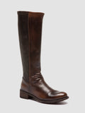 LISON 035 - Brown Stretch Leather Boots Officine Creative - 3