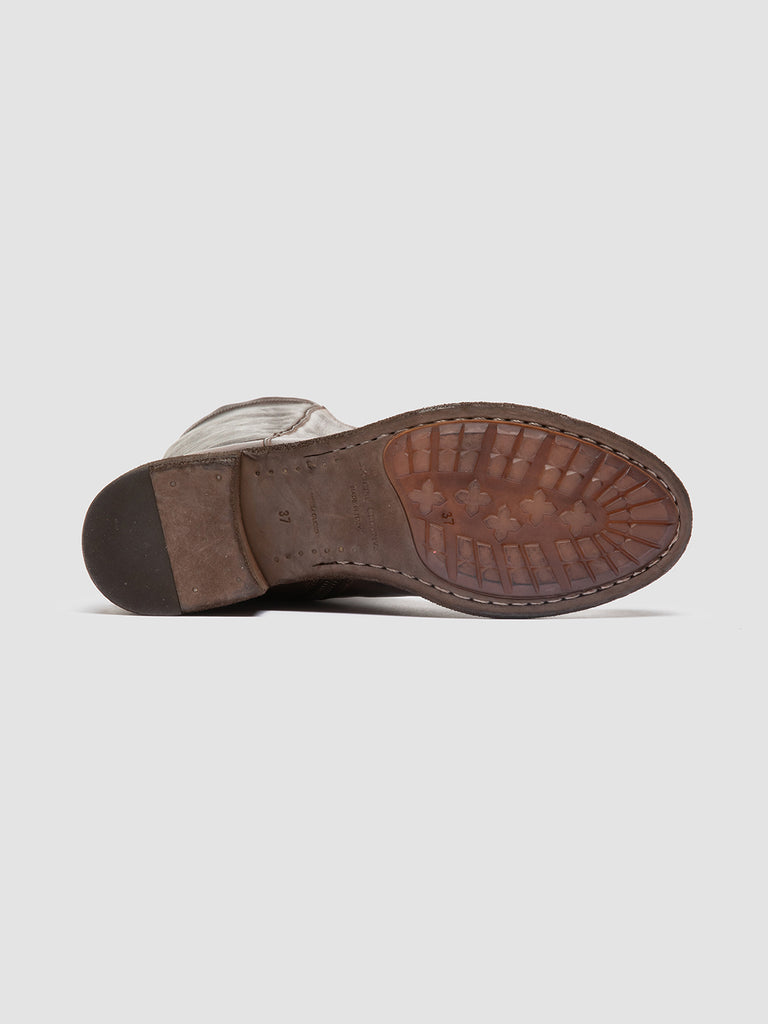 LISON 035 - Brown Stretch Leather Boots Officine Creative - 5