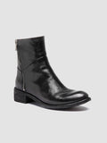 LISON 066 - Grey Leather Zipped Boots Officine Creative - 3