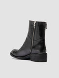 LISON 066 - Grey Leather Zipped Boots Officine Creative - 4