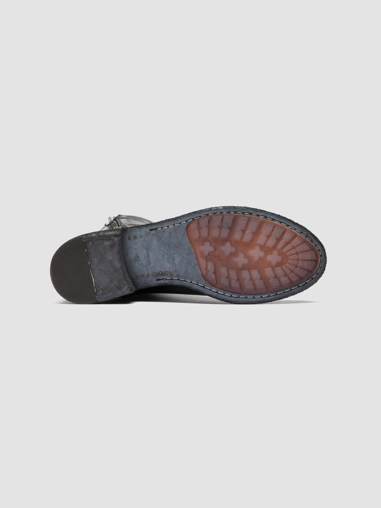 LISON 066 - Grey Leather Zipped Boots Officine Creative - 5