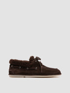 LOVE 103 - Brown Suede Boat Shoes Officine Creative - 1