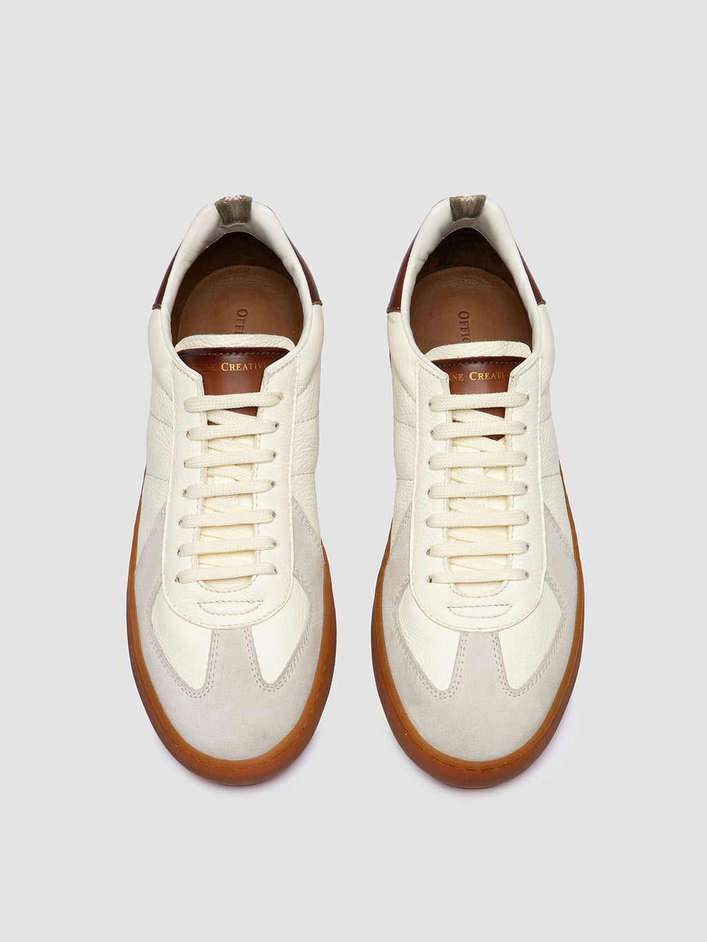 MILITIA 001 - White Leather Sneakers Officine Creative - 2