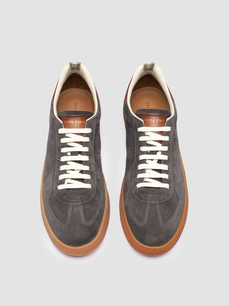 MILITIA 002 - Grey Suede and Leather Sneakers Officine Creative - 2