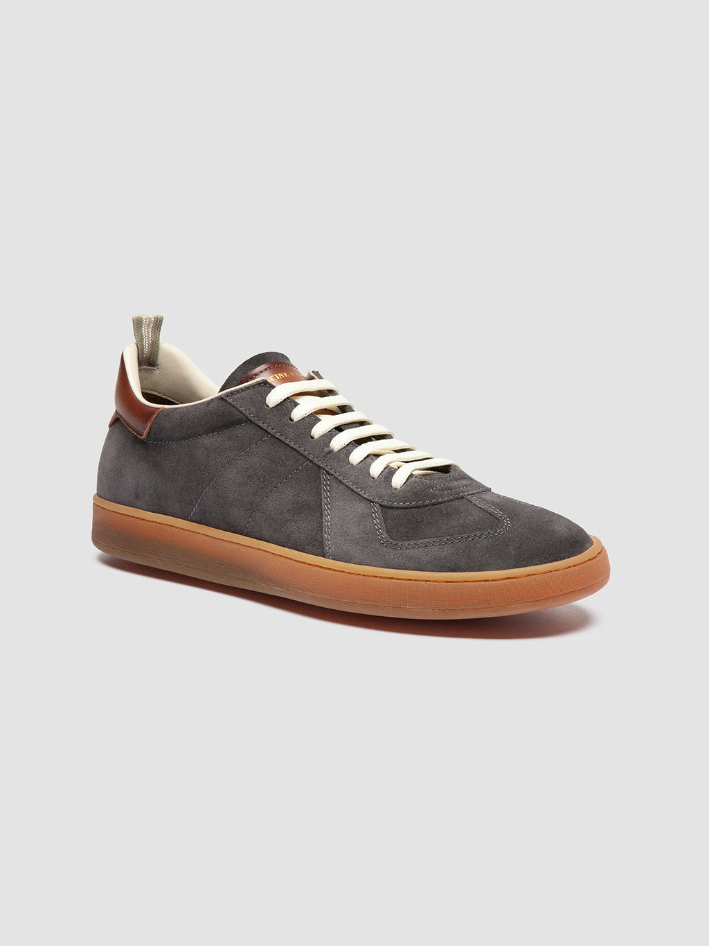 MILITIA 002 - Grey Suede and Leather Sneakers Officine Creative - 3