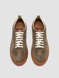 MILITIA 002 - Green Suede and Leather Sneakers Officine Creative - 2