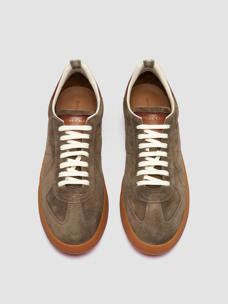MILITIA 002 - Green Suede and Leather Sneakers Officine Creative - 2