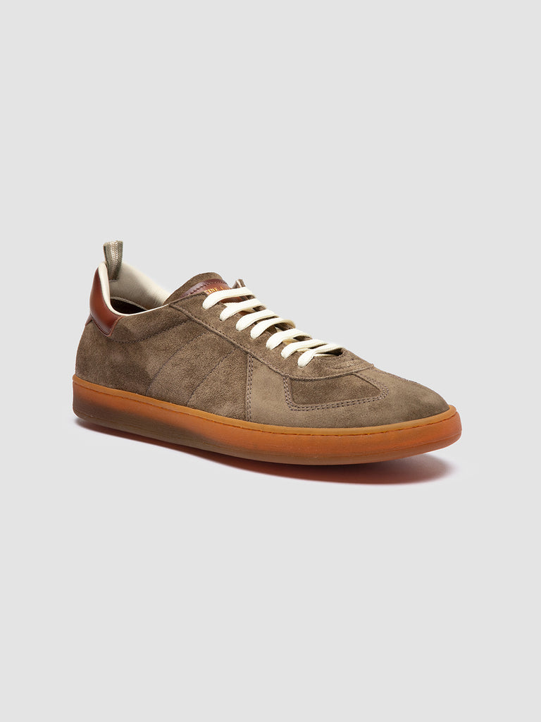 MILITIA 002 - Green Suede and Leather Sneakers Officine Creative - 3