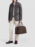 ARMOR 019 - Brown Leather Travel Bag