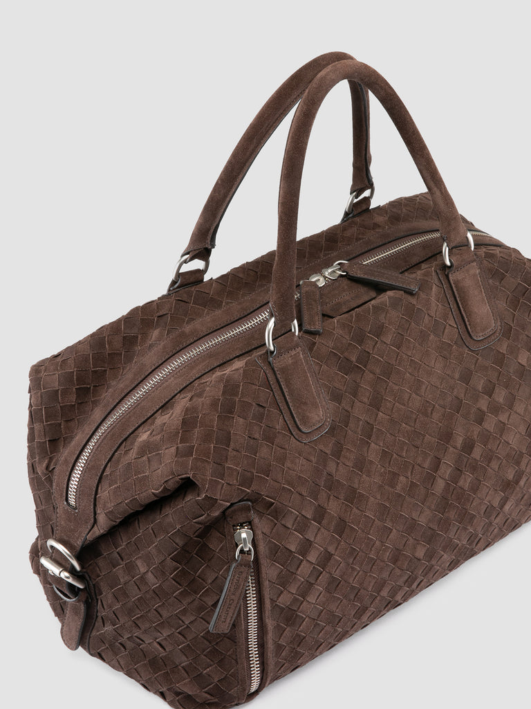 ARMOR 019 - Brown Leather Travel Bag
