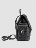 AURA 004 - Black Leather Backpack - image OCBAURA04BREED1000TU0 - 3