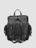 AURA 004 - Black Leather Backpack - image OCBAURA04BREED1000TU0 - 4