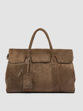 BOSTONIAN 001 - Braune Reisetasche aus Wildleder