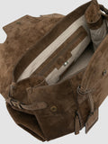 BOSTONIAN 001 - Braune Reisetasche aus Wildleder