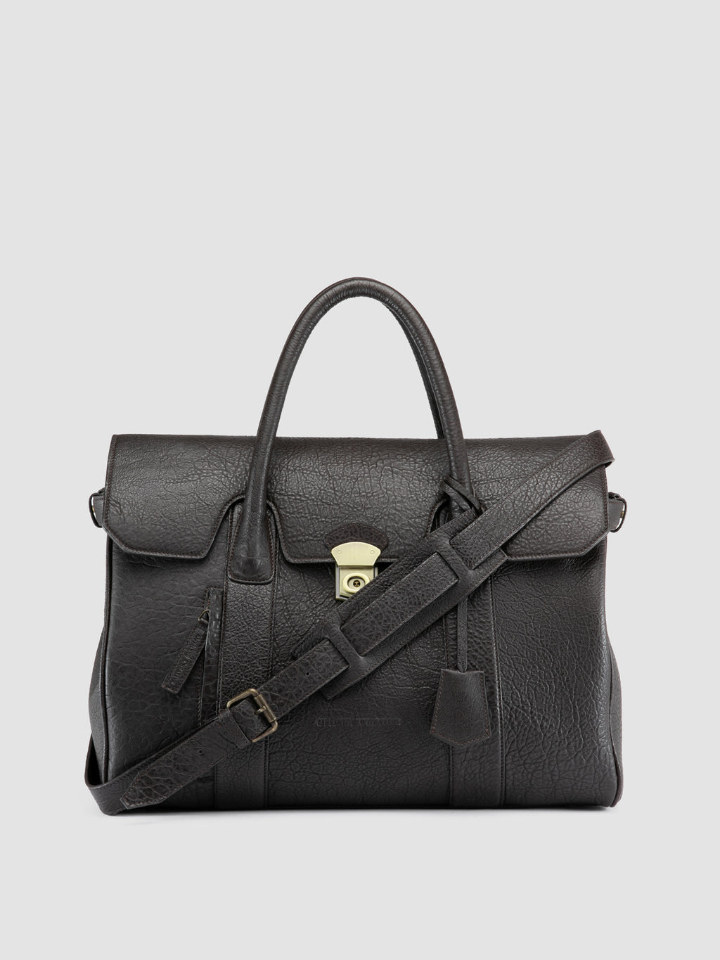 BOSTONIAN 002 - Brown Leather Briefcase