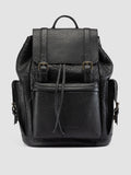 BOSTONIAN 003 - Black Leather Backpack
