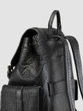 BOSTONIAN 003 - Black Leather Backpack