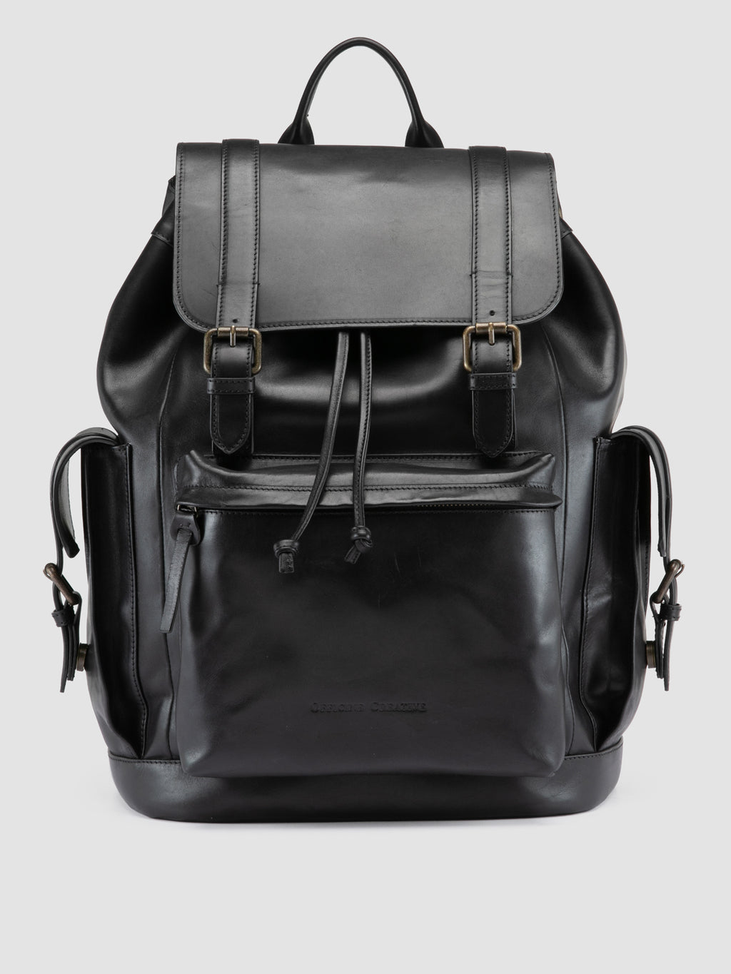 BOSTONIAN 003 - Black Leather Backpack