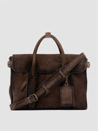 BOSTONIAN 005 - Brown Suede Briefcase