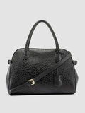BOWLER 006 - Black Leather Shoulder Bag - image OCBBOW006FROG11000TU0 - 1