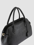 BOWLER 006 - Black Leather Shoulder Bag - image OCBBOW006FROG11000TU0 - 2