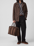QUENTIN 009 - Brown Suede Bag
