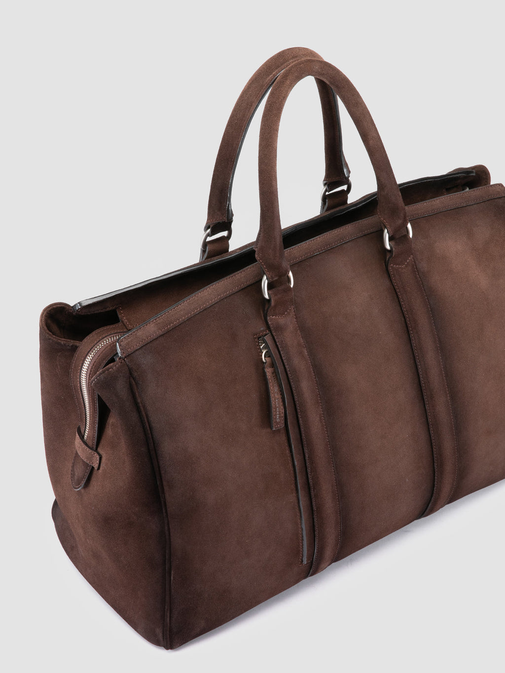 QUENTIN 009 - Brown Suede Bag - image OCBENNI09LIGC3D295TU0 - 3