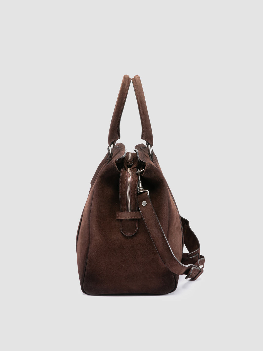QUENTIN 009 - Brown Suede Bag - image OCBENNI09LIGC3D295TU0 - 6