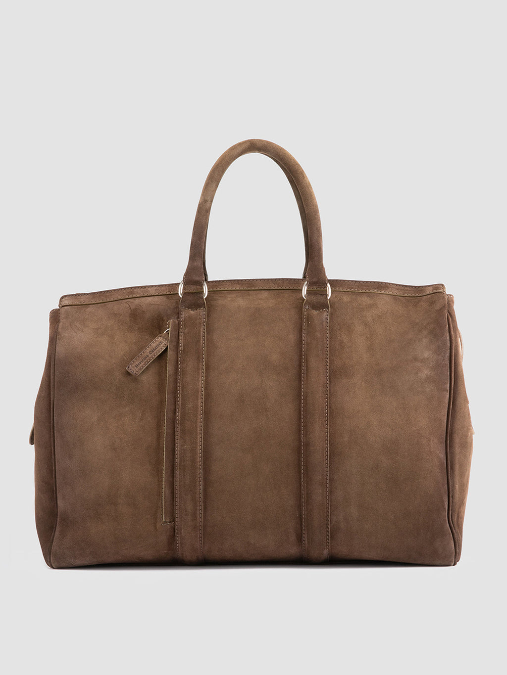 QUENTIN 009 - Brown Suede Bag - image OCBENNI09LIGC3F395TU0 - 1