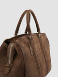 QUENTIN 009 - Brown Suede Bag - image OCBENNI09LIGC3F395TU0 - 3