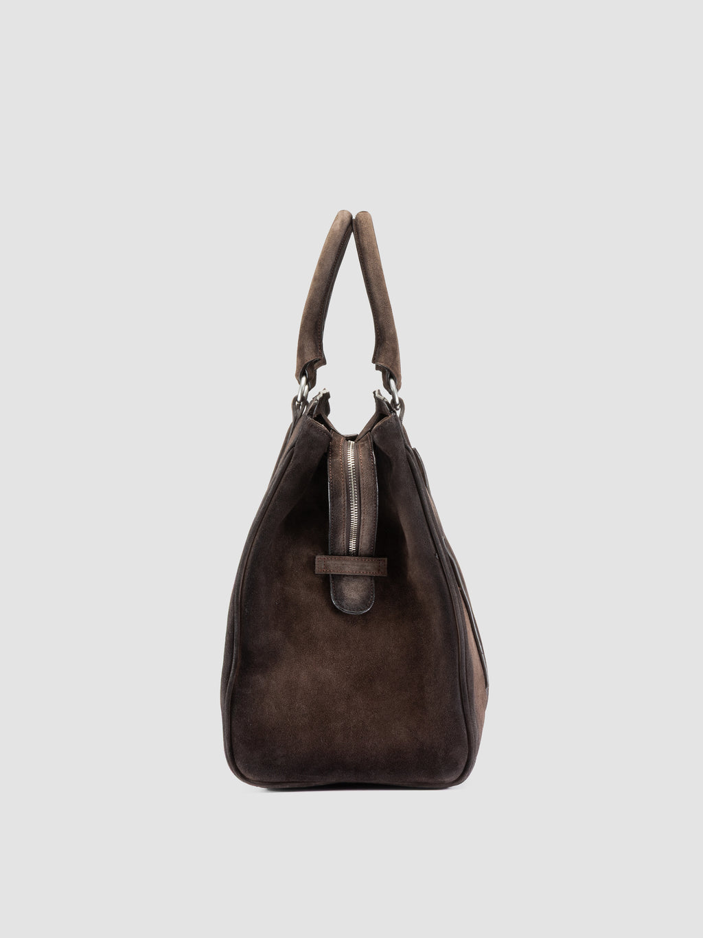 QUENTIN 009 - Brown Suede Bag